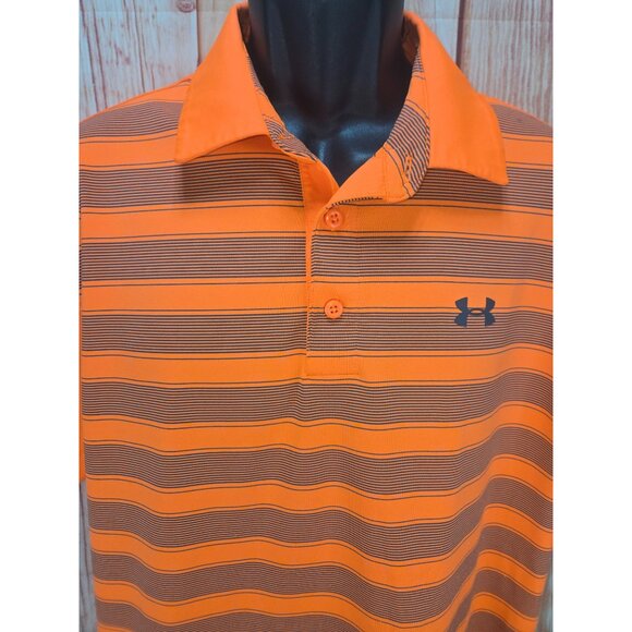 Under Armour Mens Heat Gear Loose Fit Performance Polo Large - Picture 3 of 8